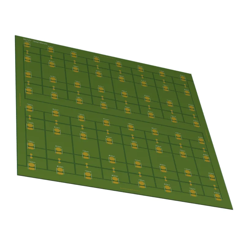 160 x 160mm DC 12V 10W Flexible LED PCB Module with 730nm 810nm Red Lighting for Skin Therapy