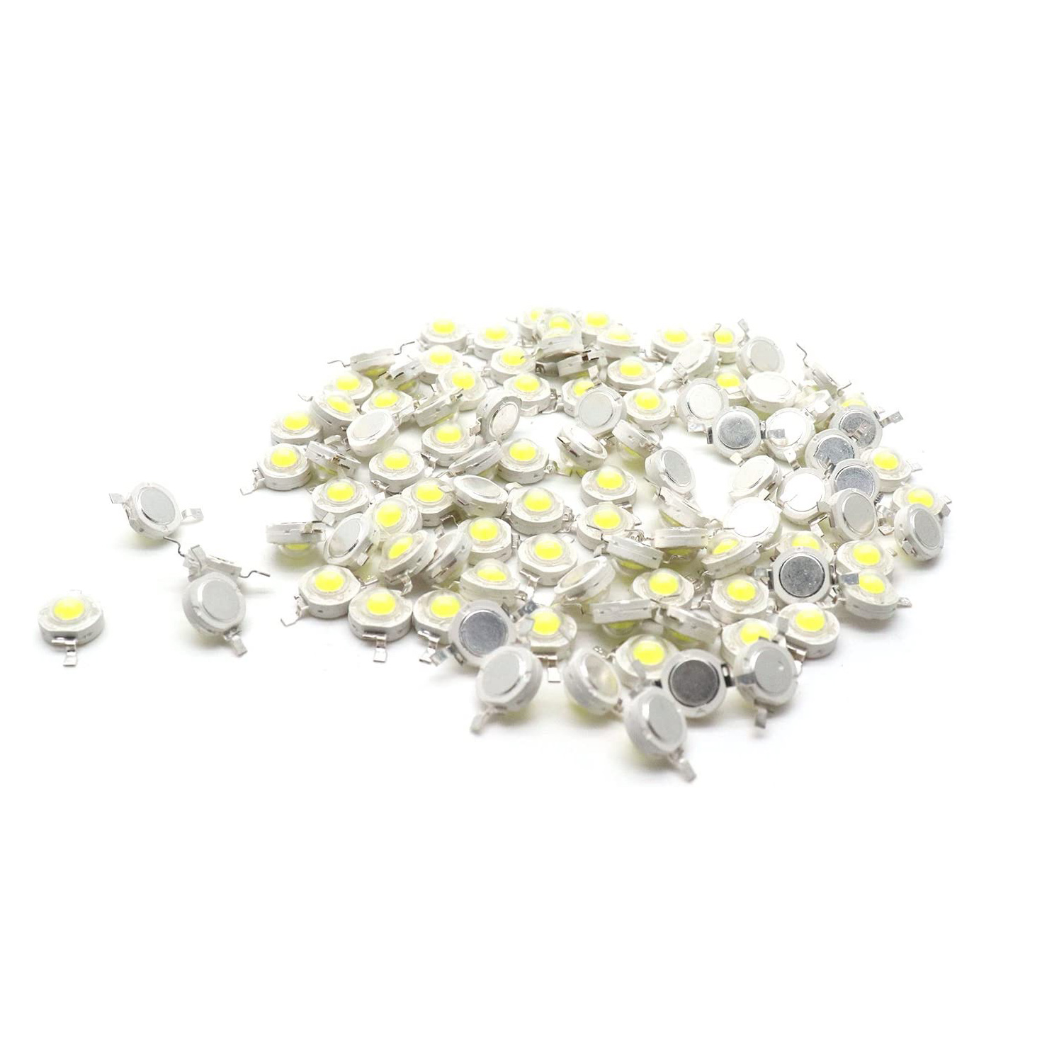 3W White Light LED Bead Chips DC 3.0-3.2V 280mA 1W Emitting Diodes LED Emitters (White Light)