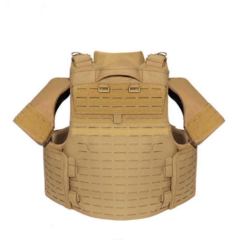 Outdoor-Volltarn-Panzerweste, 1000D-Tarnweste mit Schnellverschluss