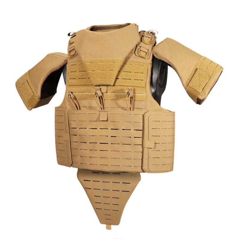 Outdoor-Volltarn-Panzerweste, 1000D-Tarnweste mit Schnellverschluss