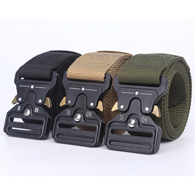 Taktischer Gürtel, Wandergürtel aus Nylon mit robuster Schnellverschlussschnalle  
