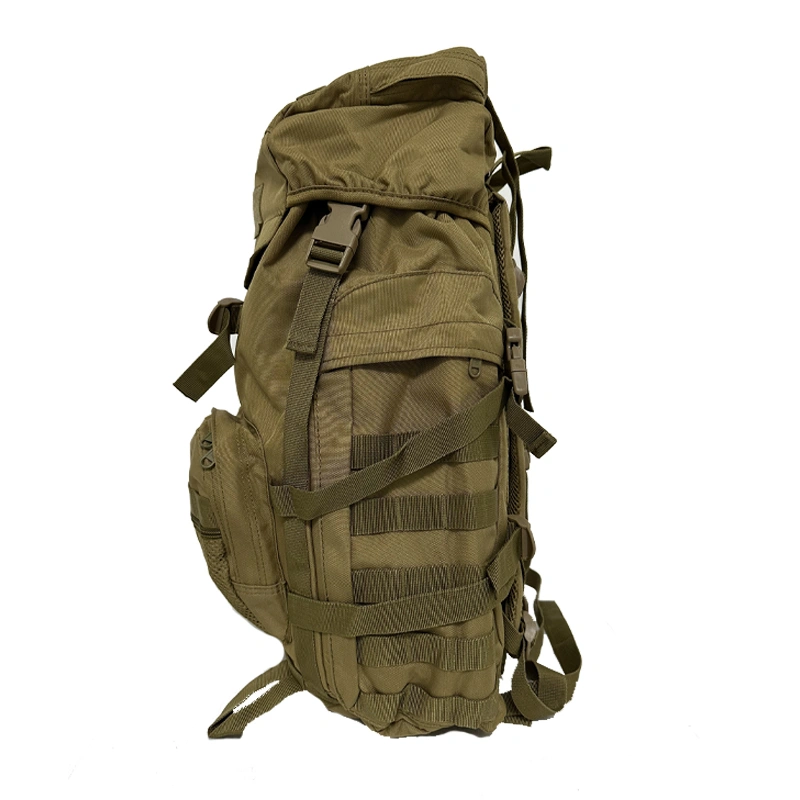 60L Russian camouflage backpack for camping and mountaineering
