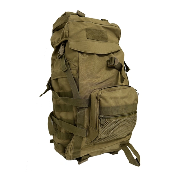 60L Russian camouflage backpack for camping and mountaineering