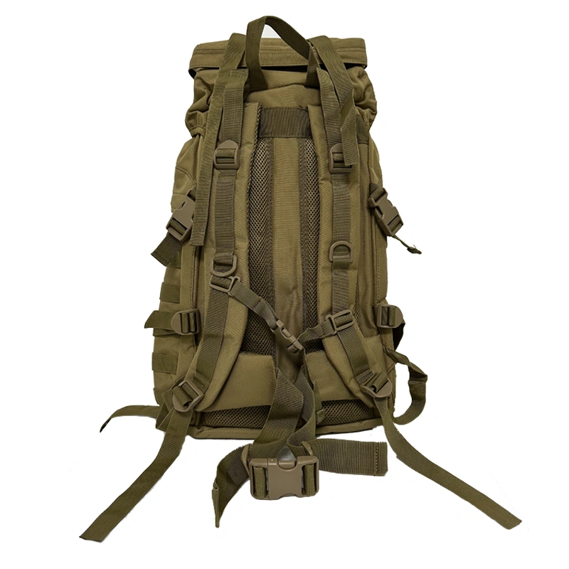 60L Russian camouflage backpack for camping and mountaineering
