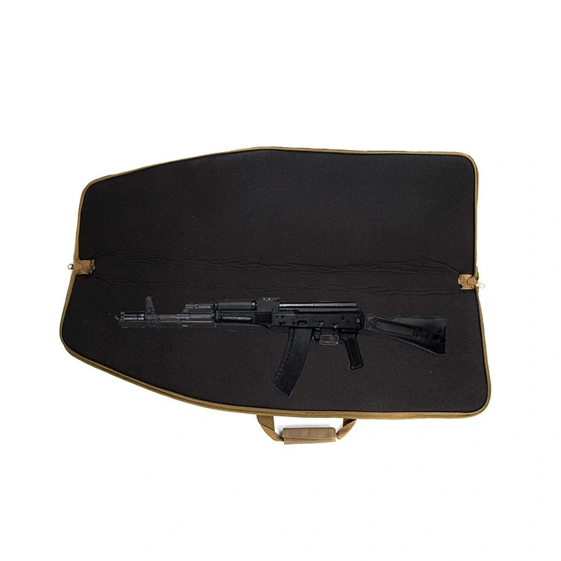Tactical Gun Case with 5 Pouches Heavy Duty for Hunting Storage Transport