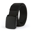 Men's Nylon Belt Plastic Buckle Outdoor Tactical Canvas Belt