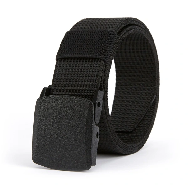 Men's Nylon Belt Plastic Buckle Outdoor Tactical Canvas Belt
