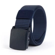Men's Nylon Belt Plastic Buckle Outdoor Tactical Canvas Belt