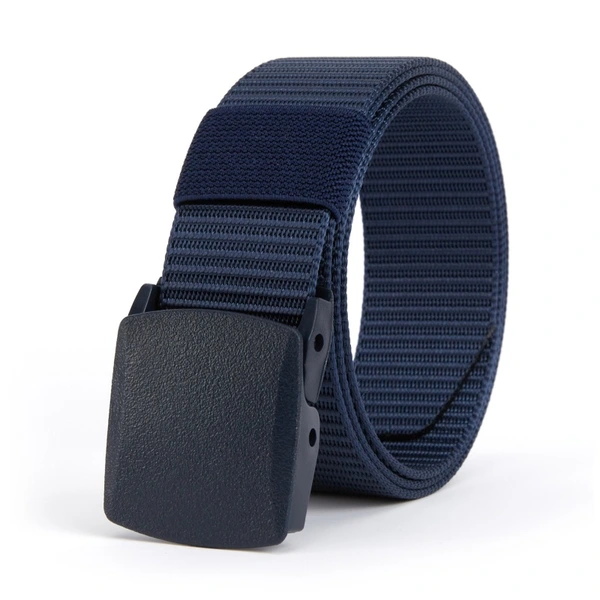 Men's Nylon Belt Plastic Buckle Outdoor Tactical Canvas Belt