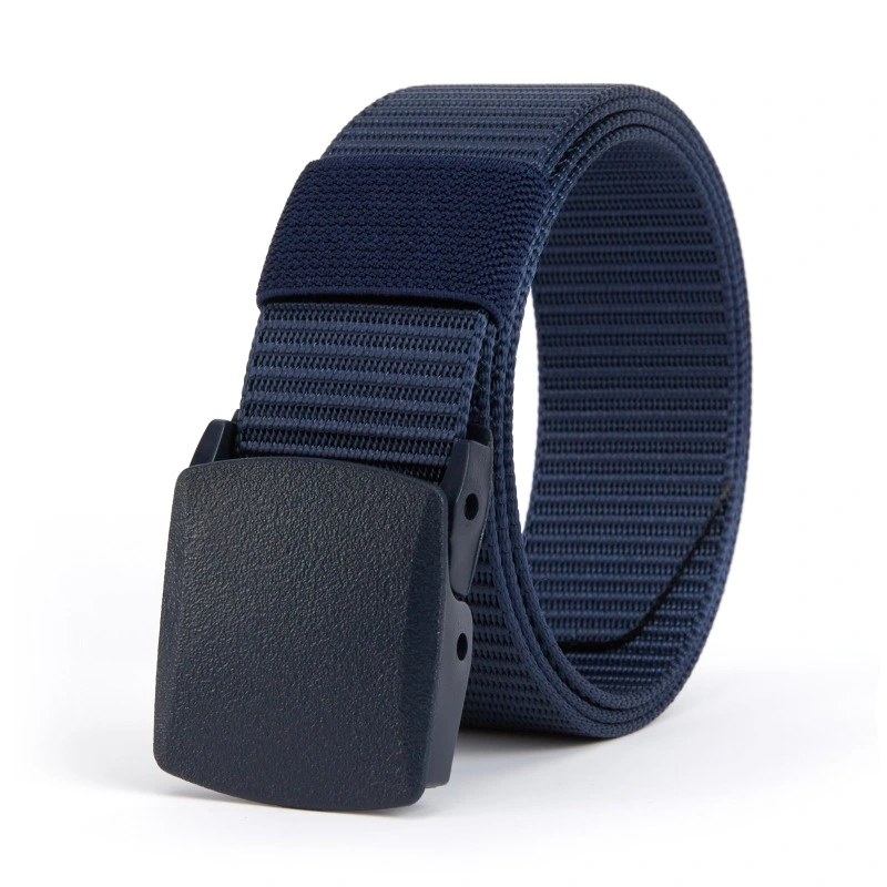 Men's Nylon Belt Plastic Buckle Outdoor Tactical Canvas Belt