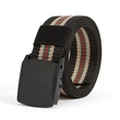 Men's Nylon Belt Plastic Buckle Outdoor Tactical Canvas Belt