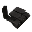 Tactical Triple Magazine Pouch, MOLLE System at Back, Black