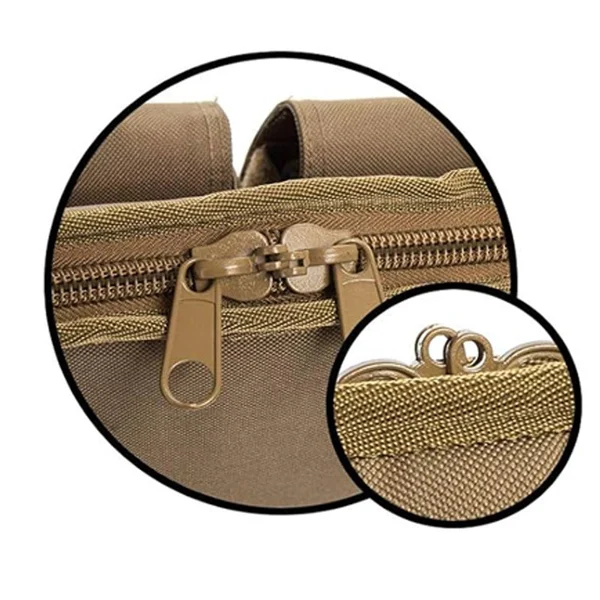 Tactical Gun Case with 5 Pouches Heavy Duty for Hunting Storage Transport