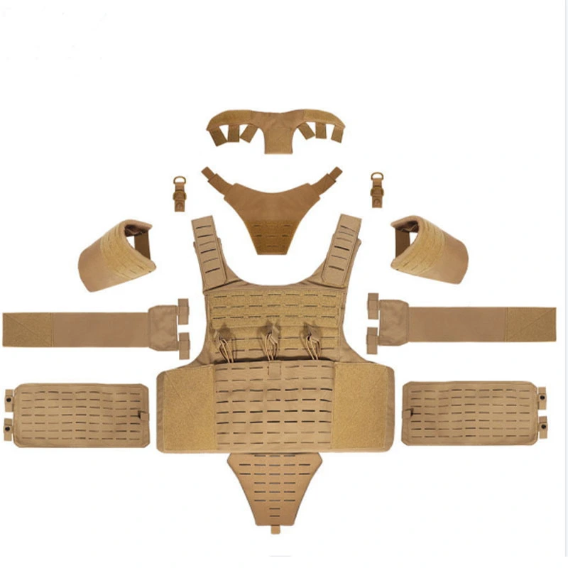 Outdoor-Volltarn-Panzerweste, 1000D-Tarnweste mit Schnellverschluss