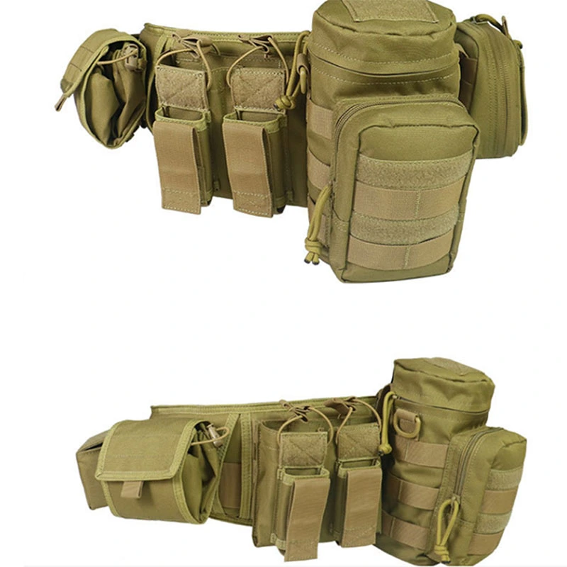 Taktischer Kampfgürtel, Airsoft-Utility-Gürtel mit Zubehörtaschen  