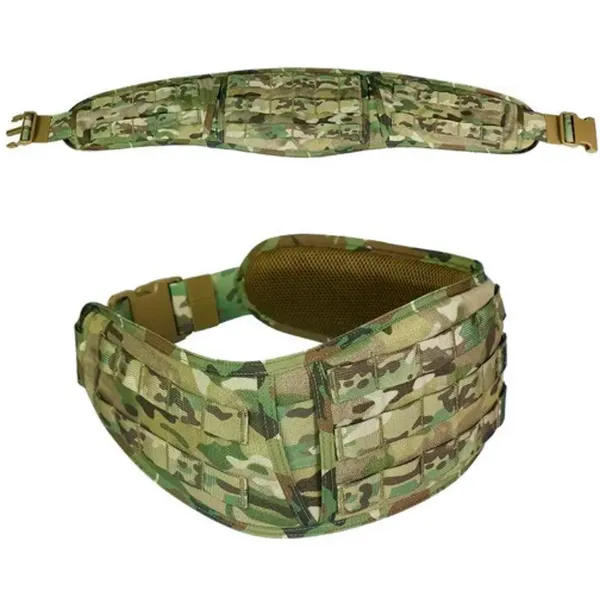 Taktischer Kampfgürtel, Airsoft-Utility-Gürtel mit Zubehörtaschen  