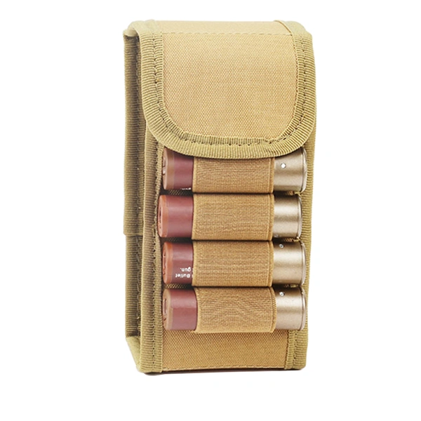 Tactical 16-Bullet Shotgun Pouch with Molle Design Shotgun Shell Holder
