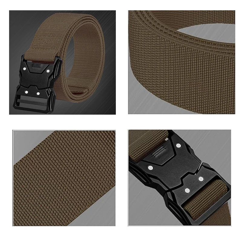 Fabrik-kundenspezifischer Camouflage-Verdickungsschnallen-Leinen-Werkzeug-Taillengürtel  