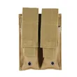 Tactical Double Magazine Pouch, MOLLE Compatible, Adaptable for Multiple Uses and Styles