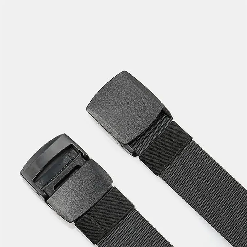 Men's Nylon Belt Plastic Buckle Outdoor Tactical Canvas Belt