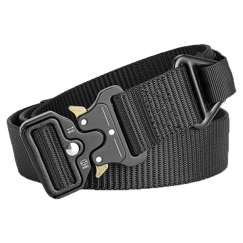 Taktischer Gürtel, Wandergürtel aus Nylon mit robuster Schnellverschlussschnalle  
