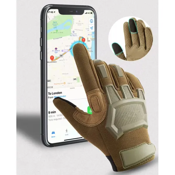 Tactical full finger gloves men's outdoor sports gloves