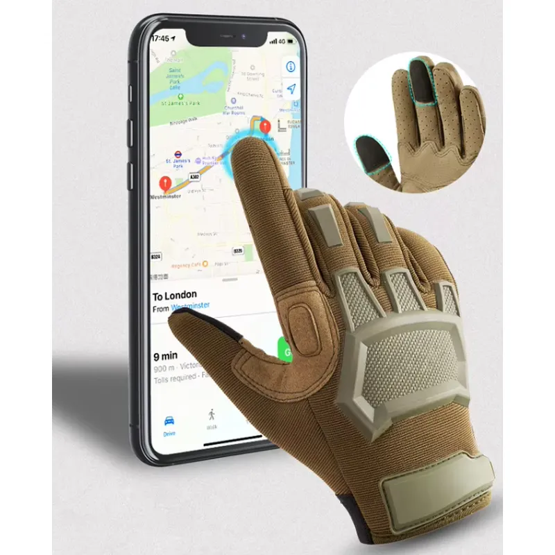 Tactical full finger gloves men's outdoor sports gloves