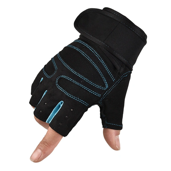 Fitness-Fahrradhandschuhe, halbfingerige, atmungsaktive Handgelenkstützhandschuhe