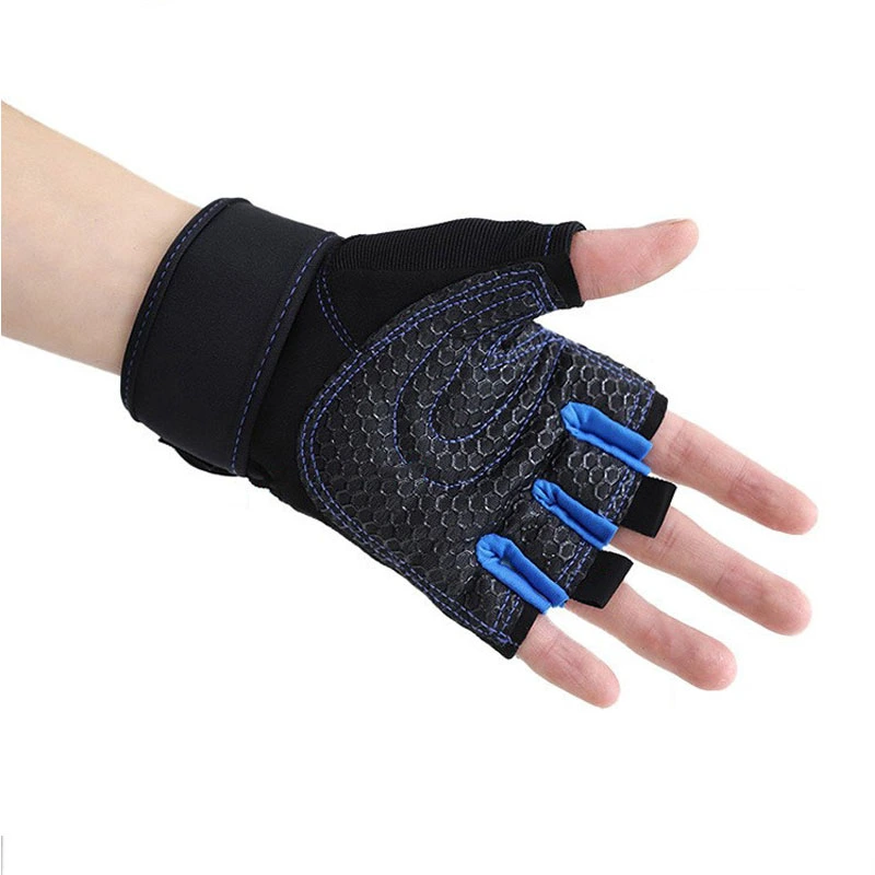 Fitness-Fahrradhandschuhe, halbfingerige, atmungsaktive Handgelenkstützhandschuhe