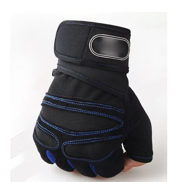 Fitness-Fahrradhandschuhe, halbfingerige, atmungsaktive Handgelenkstützhandschuhe