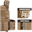 Training vest multifunctional field CS vest combat training vest