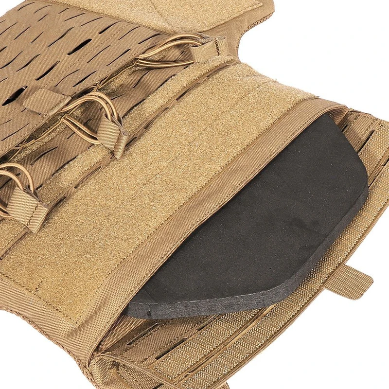 Outdoor-Volltarn-Panzerweste, 1000D-Tarnweste mit Schnellverschluss