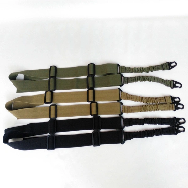 Two point sling adjustable length with metal hook for outdoor sport 
