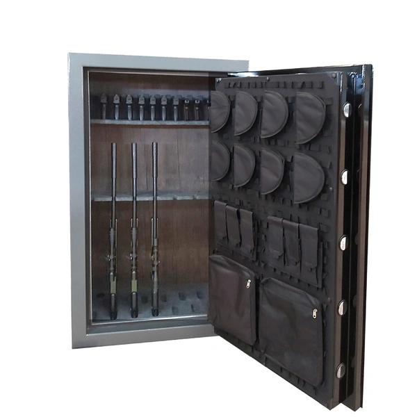 Gun Safe Heavy Duty High Gloss Black&Grey- Cynthia Safe