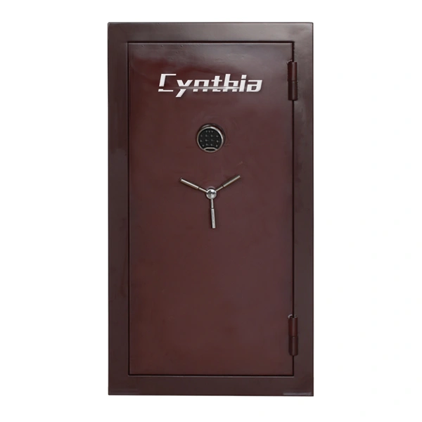 Gun Safe for 32 Rifles Red color -Cynthia Safe