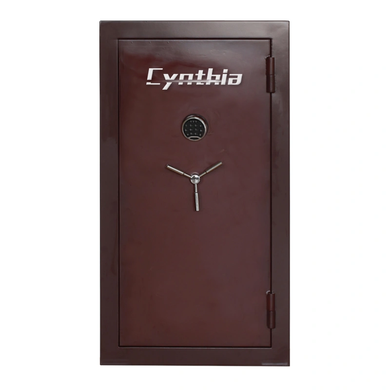 Gun Safe for 32 Rifles Red color -Cynthia Safe
