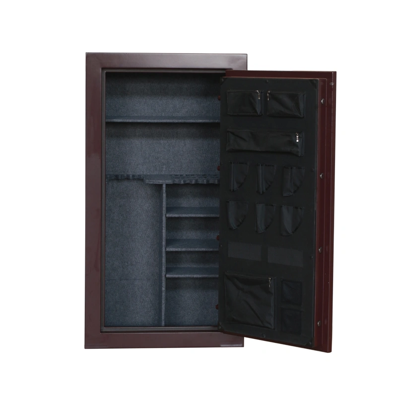 Gun Safe for 32 Rifles Red color -Cynthia Safe