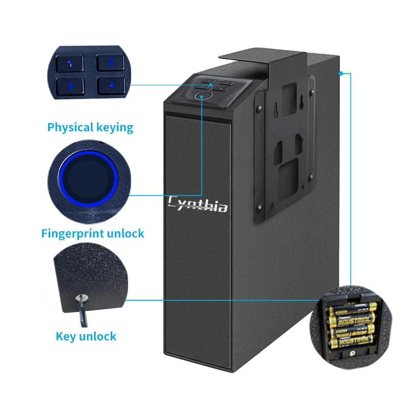 Pistol box -Cynthia Safe,Fingerprint Password Key for Home Office Security