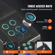 Pistol box -Cynthia Safe,Fingerprint Password Key for Home Office Security