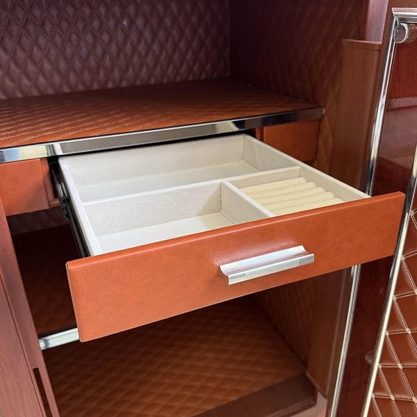 Cynthia Home Safe Wooden Color Hotel Safe Jewelry Safe