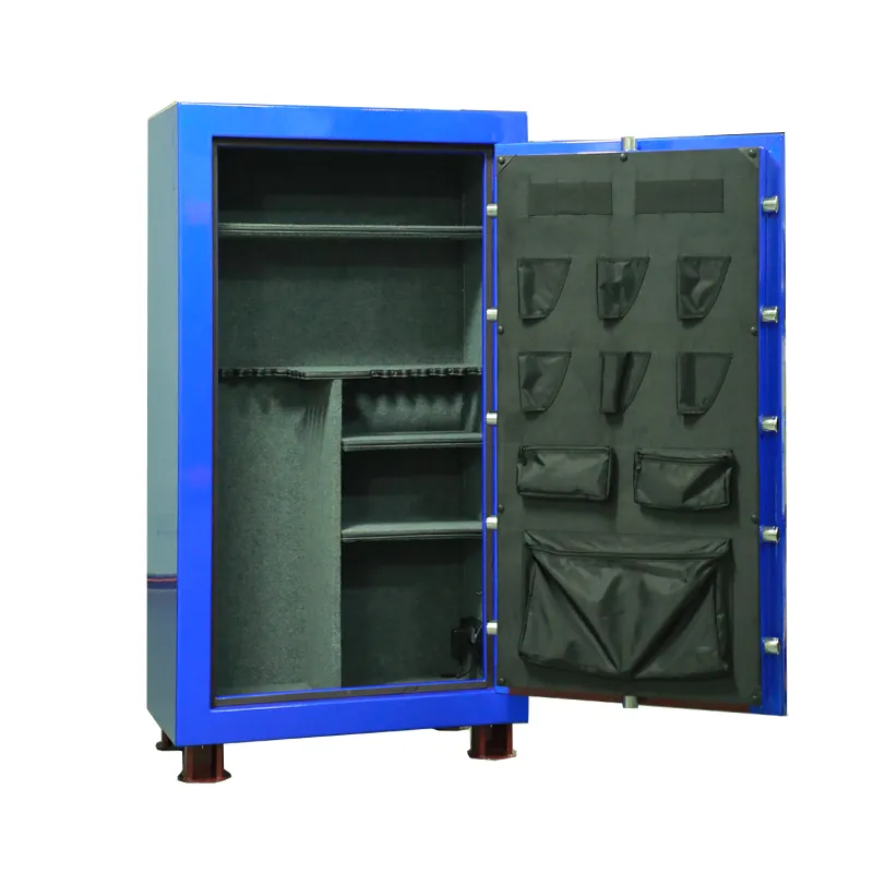 Gun Safe Heavy Duty High Gloss Blue&Grey- Cynthia Safe
