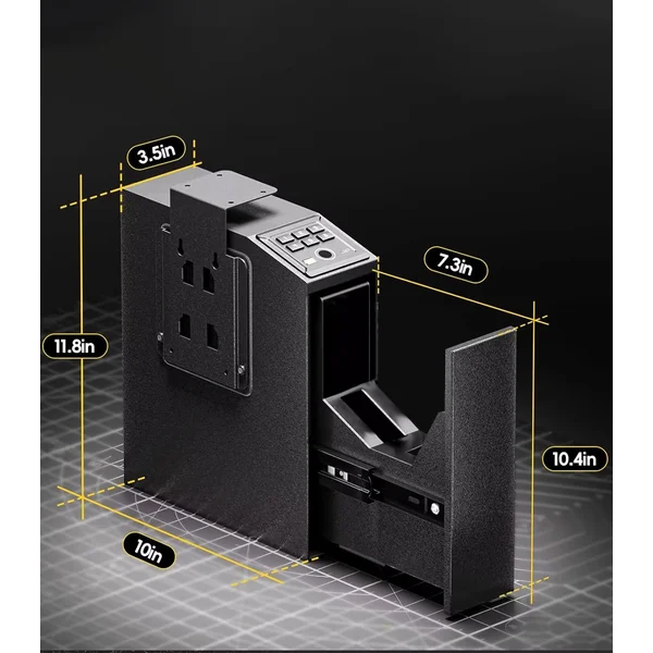 Pistol box -Cynthia Safe,Fingerprint Password Key for Home Office Security