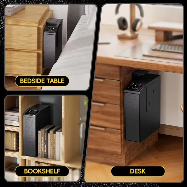 Pistol box -Cynthia Safe,Fingerprint Password Key for Home Office Security