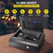 Safety Device Gun Safe Box Hidden Portable Hand Gun Safe Fingerprint Biometric Gun Safe