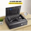 Safety Device Gun Safe Box Hidden Portable Hand Gun Safe Fingerprint Biometric Gun Safe