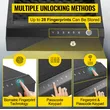 Safety Device Gun Safe Box Hidden Portable Hand Gun Safe Fingerprint Biometric Gun Safe