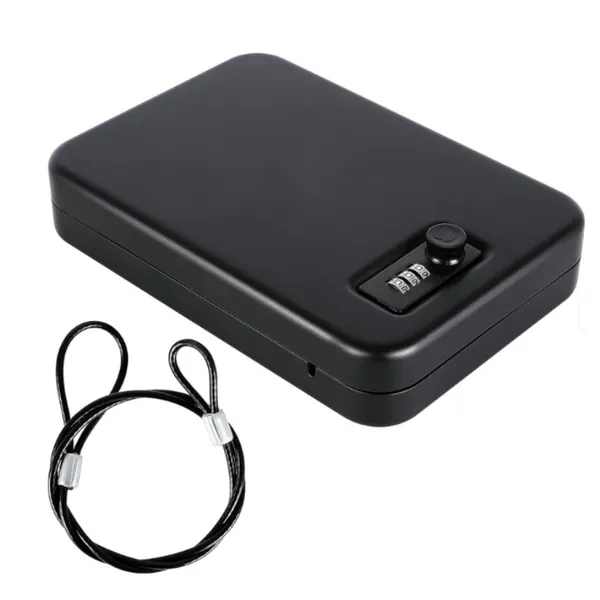 Portable fingerprint pistol box –Cynthia Safe