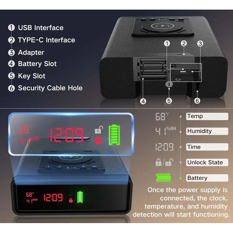 Handgun & Pistol Safes - Cynthia Safe box