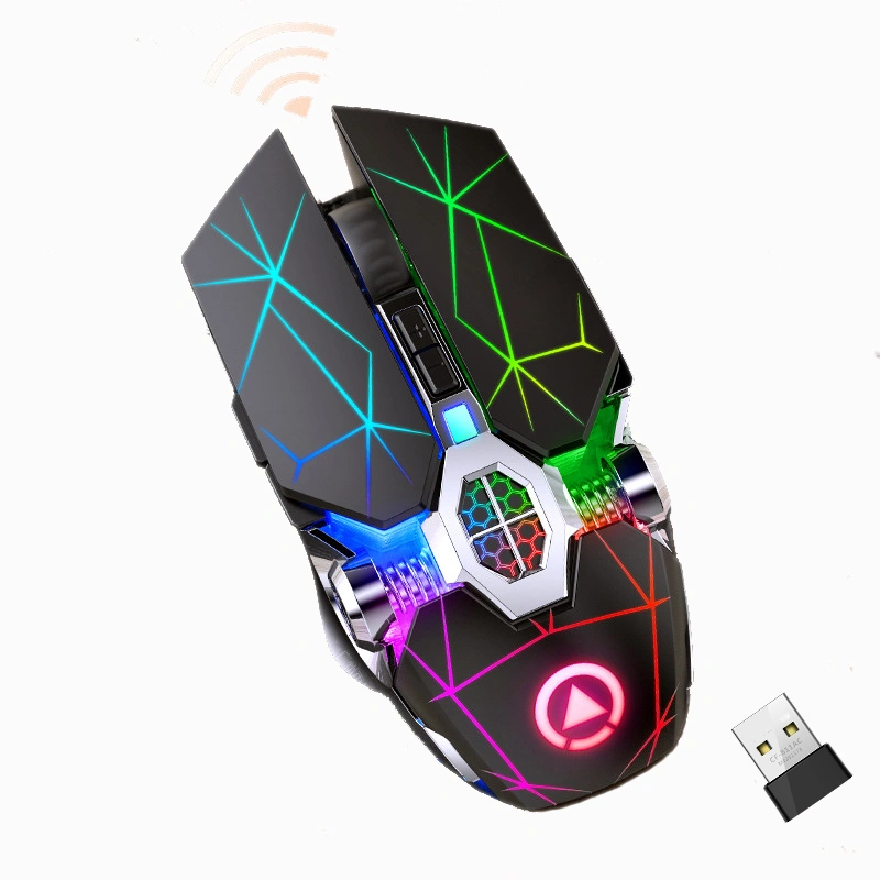 A7 Wireless 2.4GHZ Rechargeable RGB Mouse