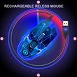 A7 Wireless 2.4GHZ Rechargeable RGB Mouse